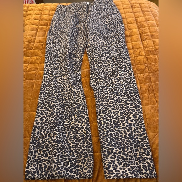 Anine Bing Leopard Print Pants - Picture 3 of 5